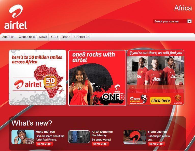 Africa Airtel online recharge