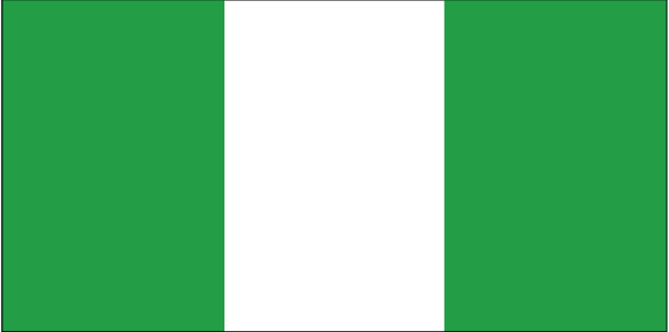 Flag of Nigeria - Oil Producing Countries in Africa