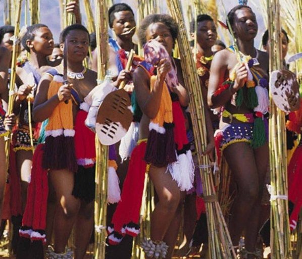 Swazi Women at a Reed Dance
