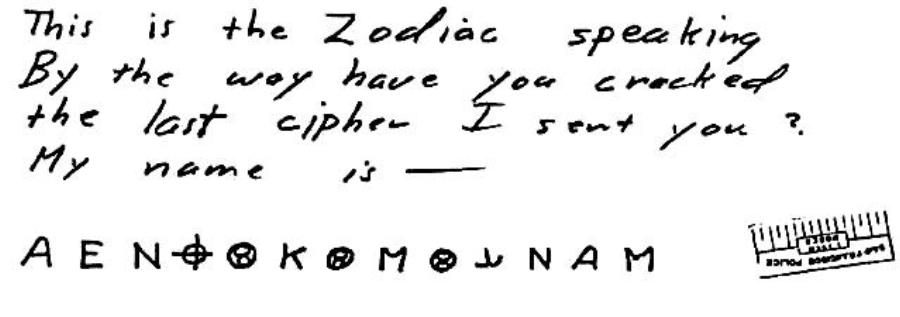 The Zodiac Letters