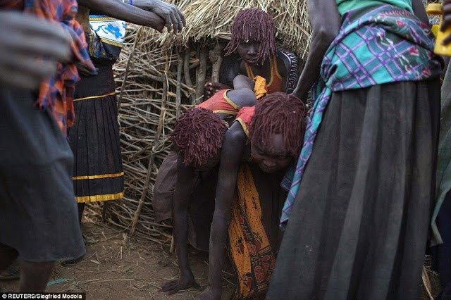 Bizarre Images Of Female Circumcision Ceremony In Kenya