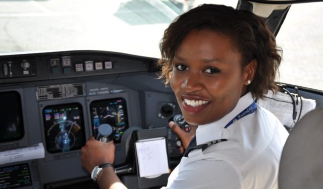 Esther-Mbabazi African Female Pilots