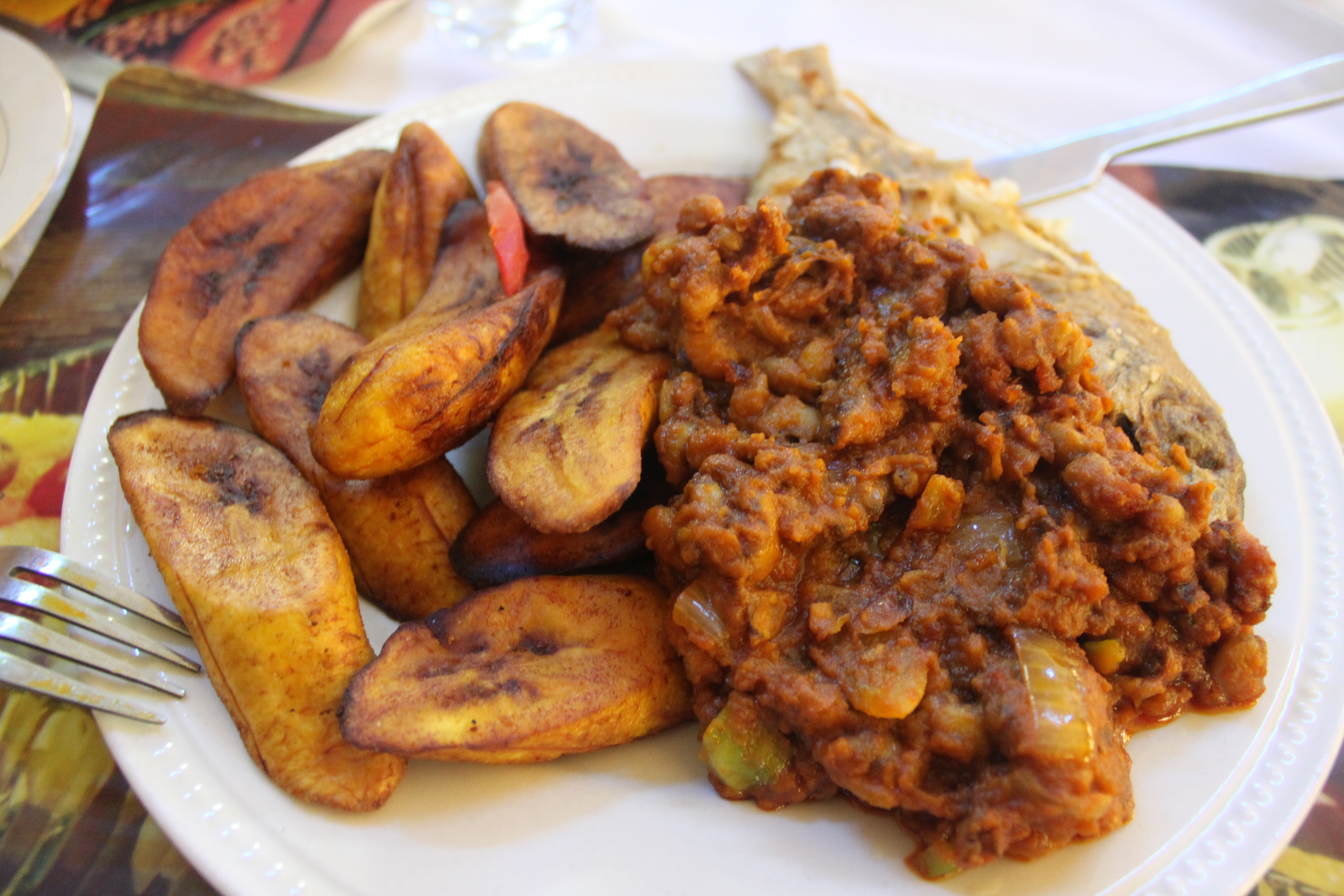 beans and plantain