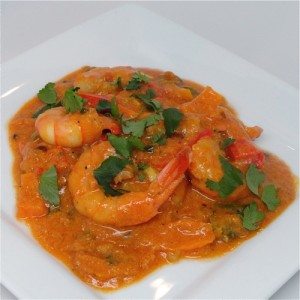shrimp coconut curry sea food africa 