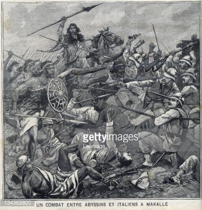 Battle between Abyssinians (Ethiopians) and Italians
