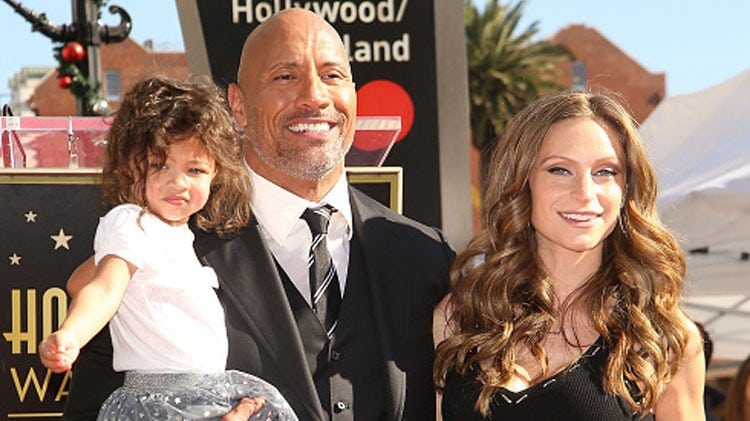 Dwayne Johnson and Family
