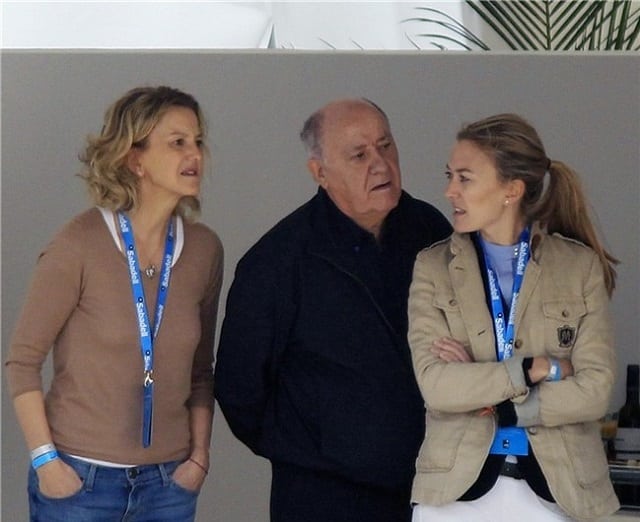 Amancio Ortega - His Wife, Son 