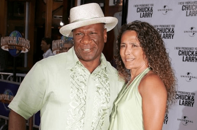Ving Rhames and wife