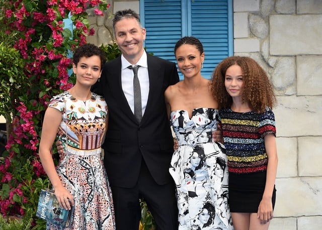 Thandie Newton and family