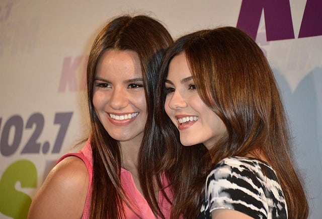 Victoria Justice and her sister Madison