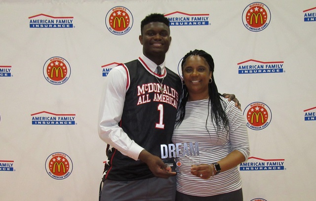 Image result for zion williamson mom