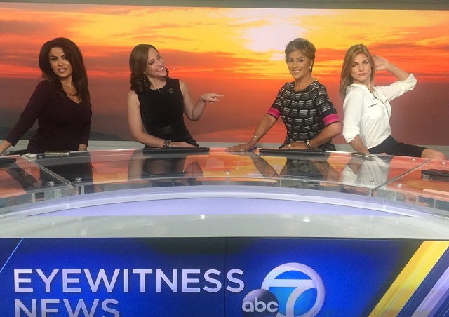 Bri Winkler and colleagues at ABC7