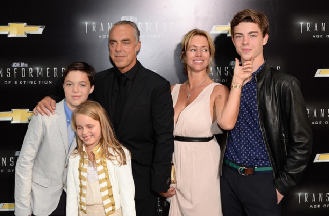 Jose Stemkens and Titus Welliver's family