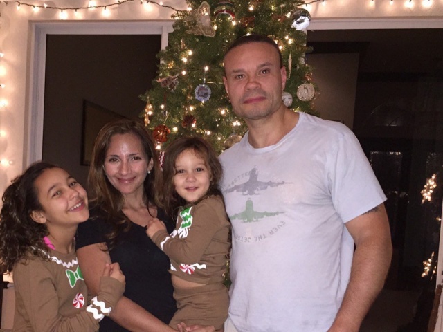 Paula Andrea Bongino with her husband and kids