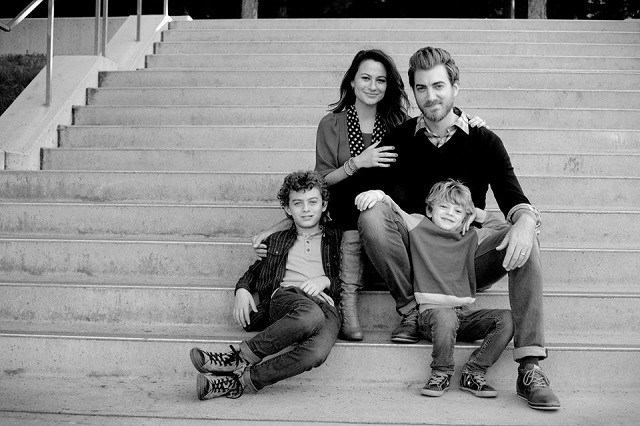Jessie and Rhett James McLaughlin and children