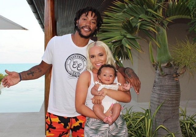 who is derrick rose wife