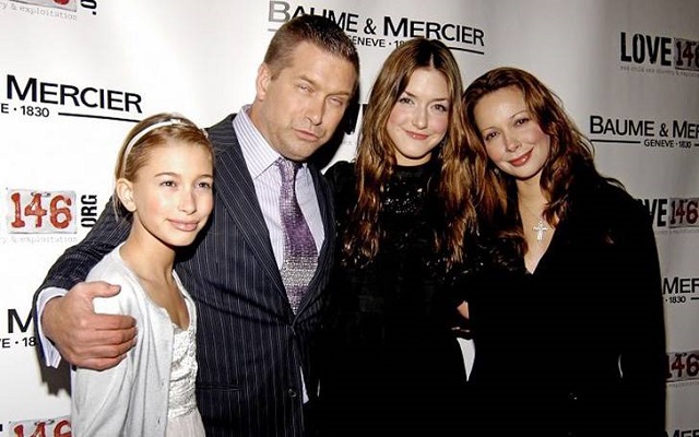 Hailey Bieber, Kennya Baldwin, and Stephen Baldwin