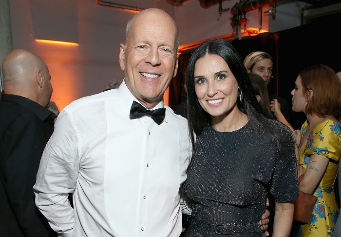 Bruce Willis and His Ex-wife Demi Moore