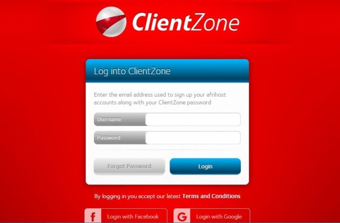 Afrihost Clientzone