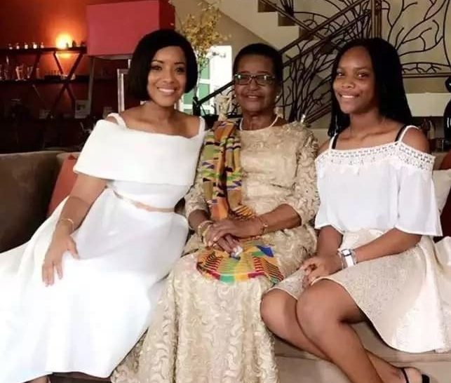 Joselyn Dumas, her mother and daughter Senia