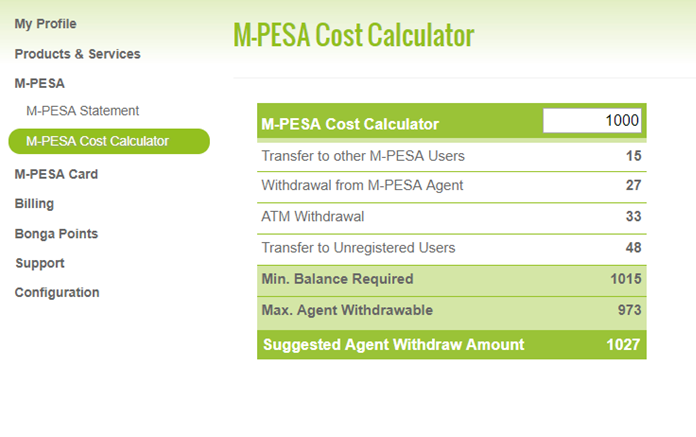 Reverse M-pesa transaction