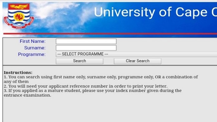 How to Login to UCC Student Portal and Ways to Check the Admission List  