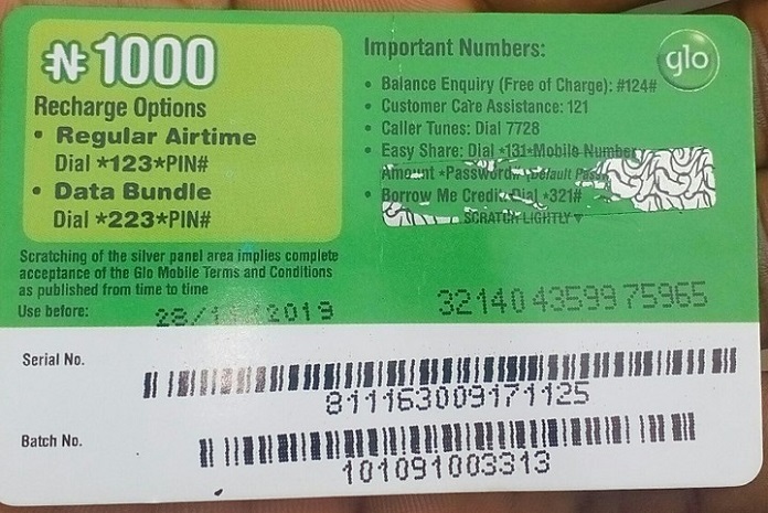 how to load a Glo Card