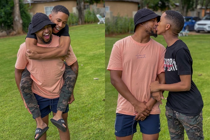 Lasizwe and his mystery boyfriend