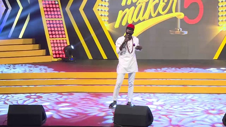 Kuami Eugene at the MTN Hitmaker competition