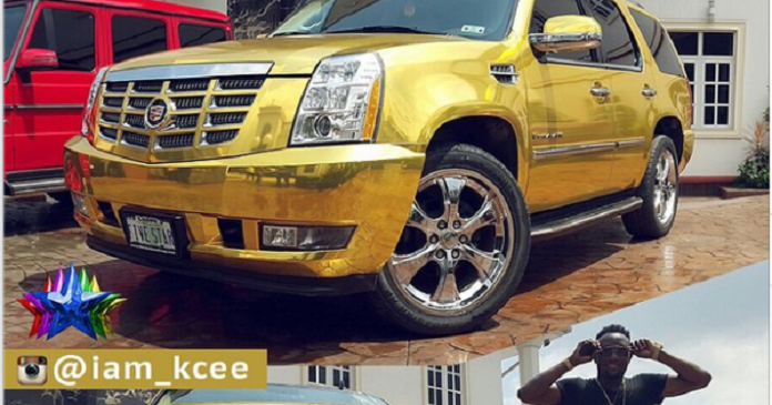 Kcee Gold Plated Cadillac Escalade