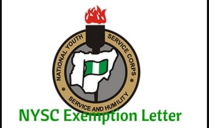 NYSC Exemption Letter