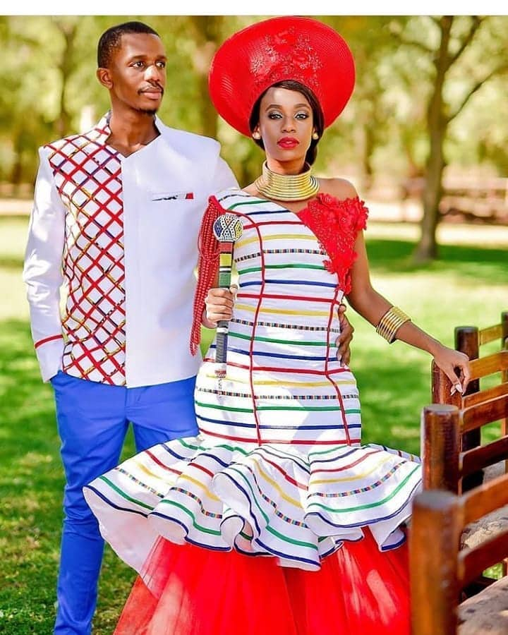 isindebele wedding attire