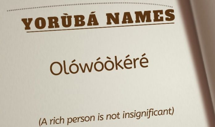 Yoruba Names