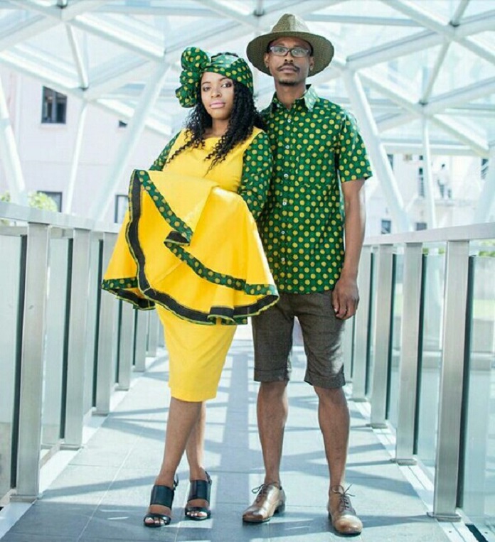 Sotho traditional attire hot sale for couples