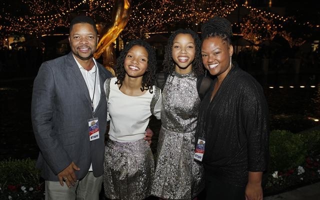 Chloe and Halle bailey's parents